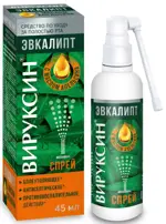 Вируксин Спрей для гигиены полости рта, 45 мл, 1 шт, эвкалипт + масло апельсина фото 