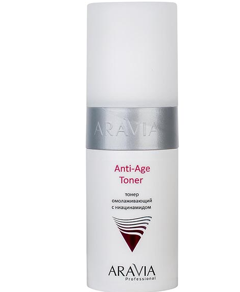 Aravia Professional Anti-Age Тонер омолаживающий, тоник для лица, 150 мл, 1 шт, с ниацинамидом фото