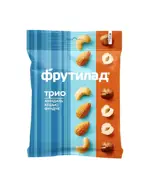 Фрутилад трио смесь ореховая, 35 г, 1 шт, миндаль + кешью + фундук фото 