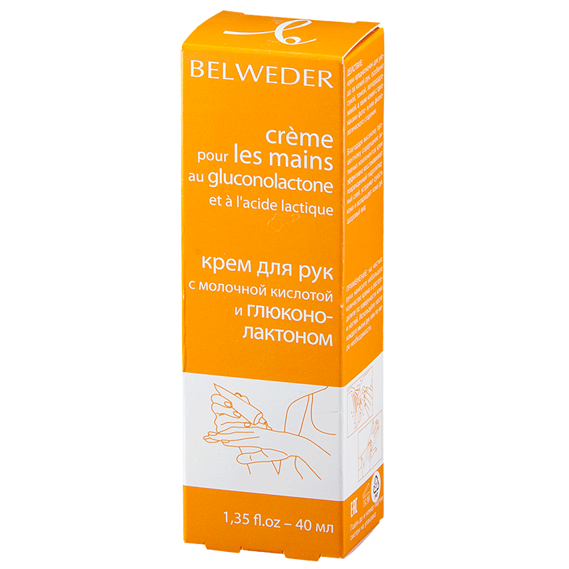 Belweder Крем для рук с молочной кислотой и глюконолактоном, крем для рук, 40 мл, 1 шт. фото