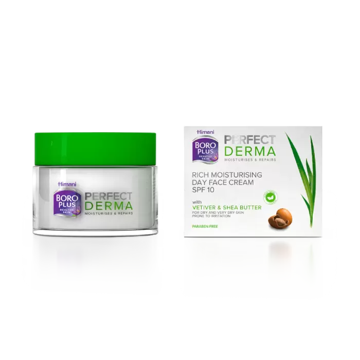Боро Плюс Perfect derma Крем интенсивный увлажняющий, крем для лица, 50 мл, 1 шт, SPF 10, с ветивером и маслом ши фото
