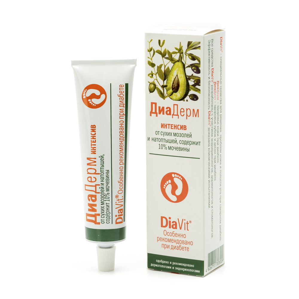 ДиаДерм Интенсив крем для ног серии DiaVit, крем для ног, 75 мл, 1 шт. фото