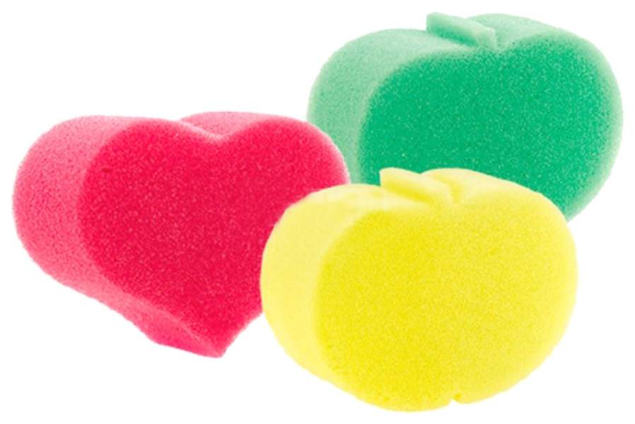 Курносики мочалка без массажного слоя, 1 шт, цвета в ассортименте, арт. 40506 фото