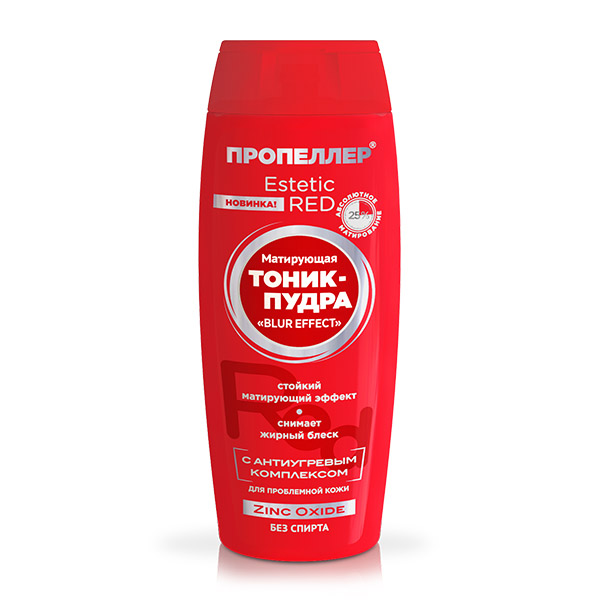 Пропеллер Estetic RED Матирующая тоник-пудра Zinc Oxide, 100 мл, 1 шт. фото