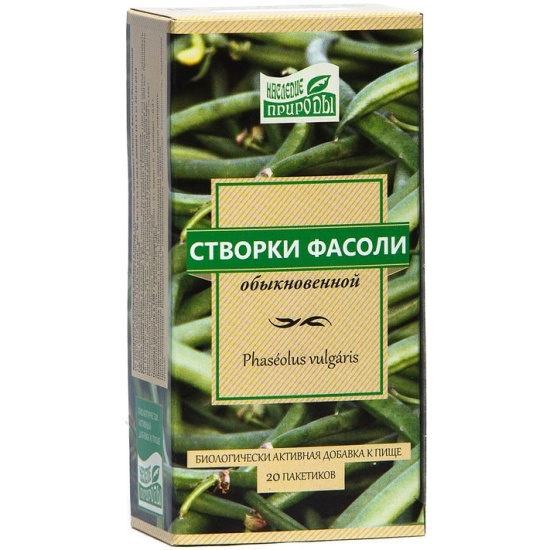 Наследие природы створки фасоли обыкновенной, фиточай, 2 г, 20 шт. фото