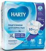 Harty Подгузники для взрослых, размер XL, 10 шт, 130-170 см фото 