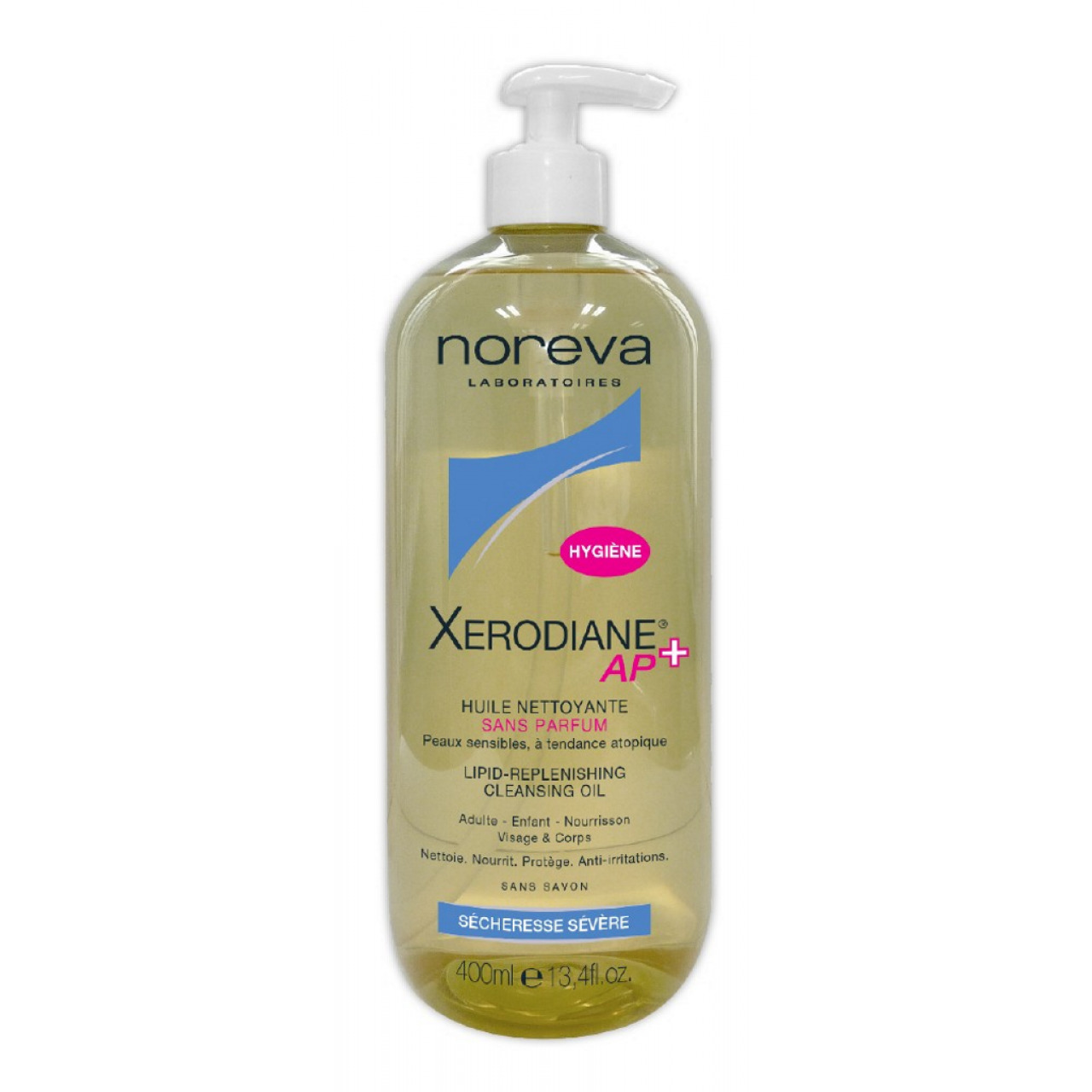 Noreva Xerodiane AP+ Очищающее липидовосстанавливающее масло, масло, 400 мл, 1 шт. фото