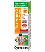 Тигровый доктор Суставит Гель-бальзам для тела, гель-бальзам, 125 мл, 1 шт, для тела фото