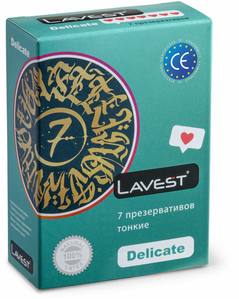 Lavest Delicate Презервативы тонкие, презервативы, 7 шт. фото