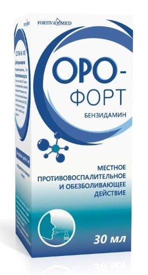 ОРО-форт, 1.5 мг/мл, спрей для местного применения, 30 мл, 1 шт. фото