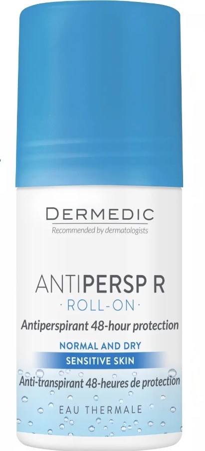 Дермедик Antipersp R Roll-On, дезодорант-ролик, 60 мл, 1 шт, для чувствительной кожи фото