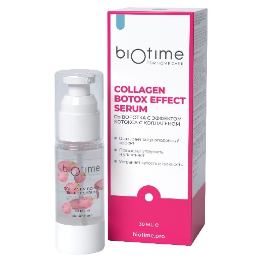 BioTime Сыворотка с эффектом ботокса и коллагеном, сыворотка, 30 мл, 1 шт. фото