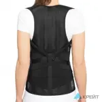 Крейт Корсет ортопедический грудопоясничный, рост 1, р. 5, 1 шт, черный, Б-504 4 металлических ребра жесткости фото