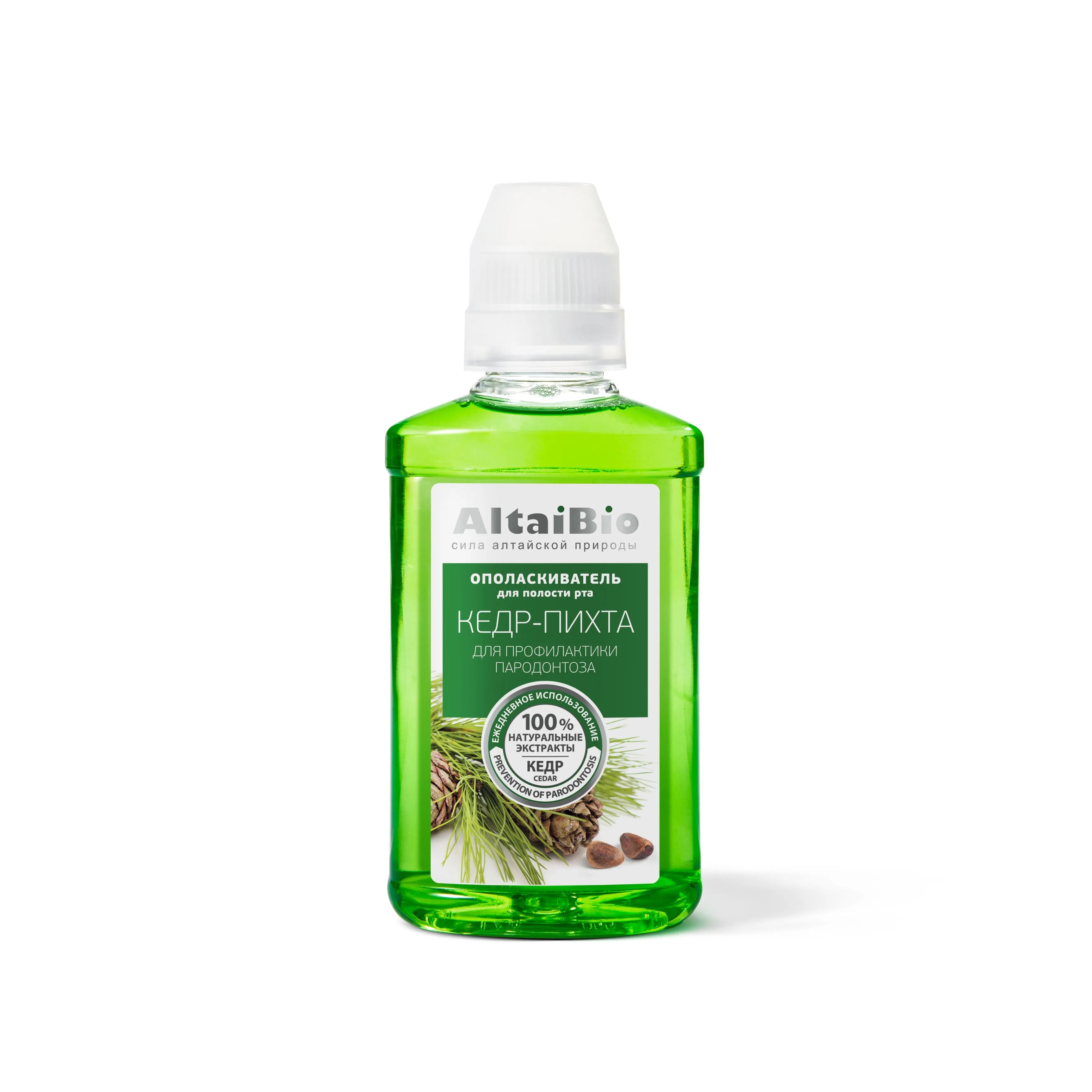 Altaibio профилактика пародонтоза Кедр-Пихта, ополаскиватель полости рта, 200 мл, 1 шт. фото