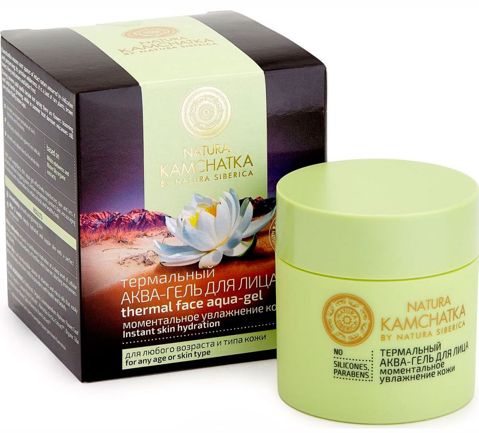 Natura Kamchatka Аква-гель для лица термальный Моментальное увлажнение, гель, 50 мл, 1 шт. фото