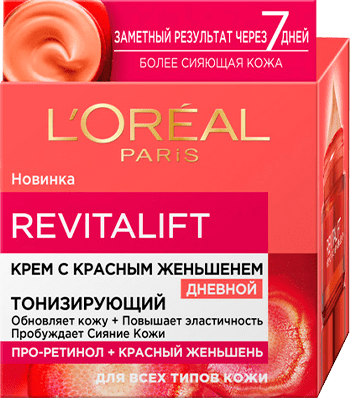 Loreal Paris Revitalift Крем для лица с красным женьшенем, крем для лица, 50 мл, 1 шт, дневной фото
