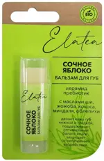 Elatea Бальзам для губ Сочное яблоко, 4.8 г, 1 шт. фото