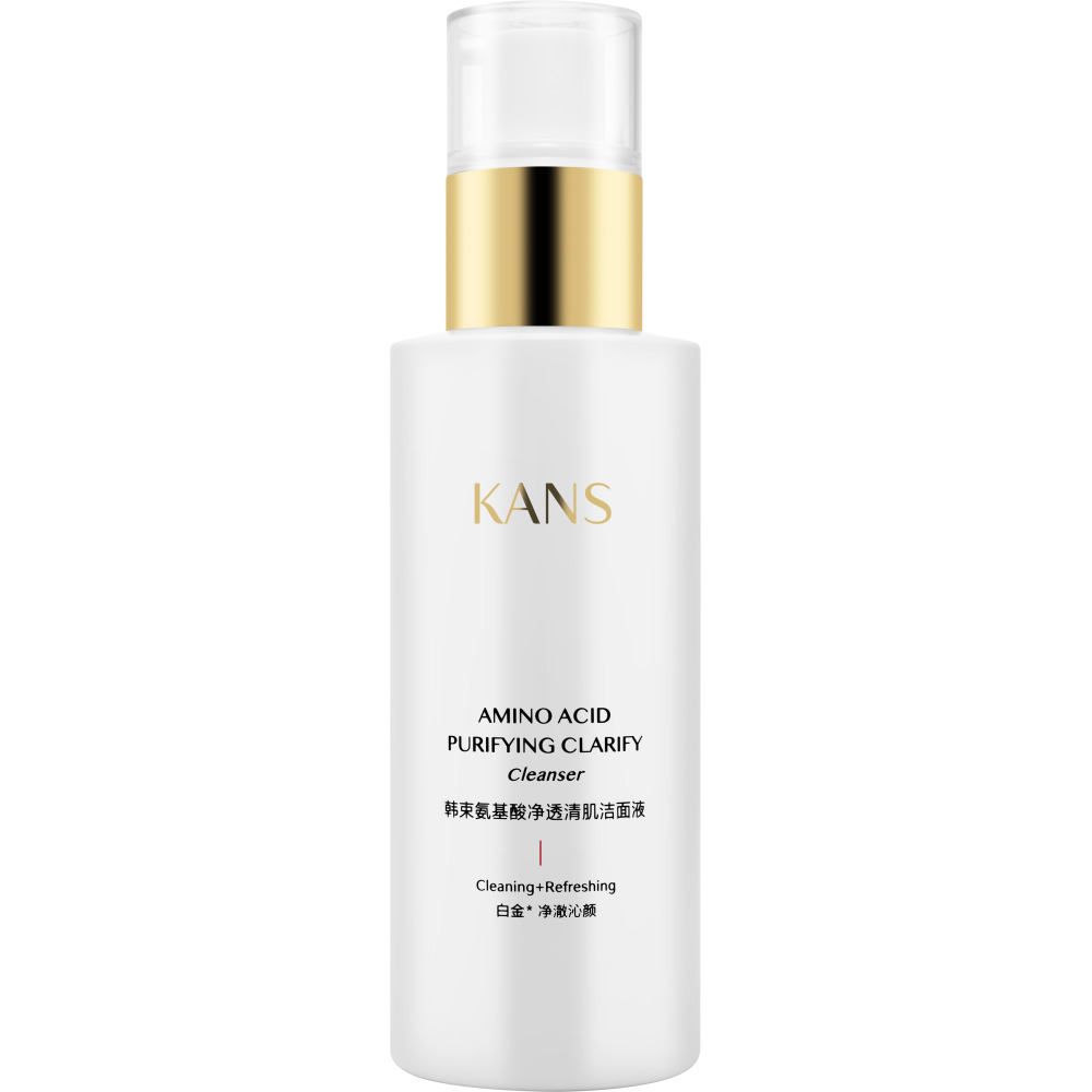 Kans Сыворотка для умывания очищающая с аминокислотами, сыворотка для лица и шеи, 180 мл, 1 шт. фото