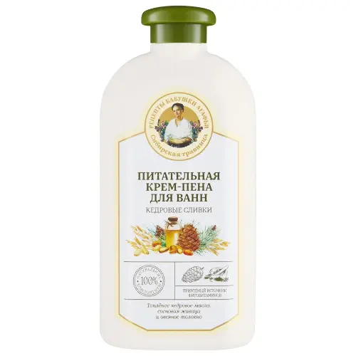 Рецепты бабушки Агафьи крем-пена для ванн питательная, пена для ванн, 500 мл, 1 шт. фото