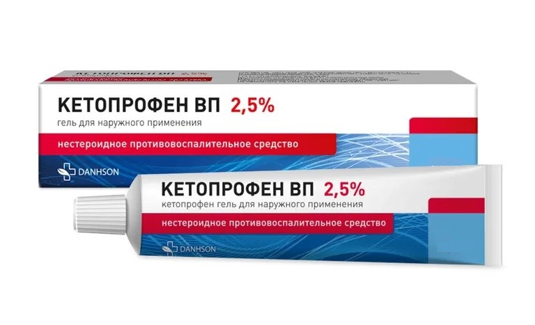Кетопрофен ВП, 2.5%, гель для наружного применения, 90 г, 1 шт. фото