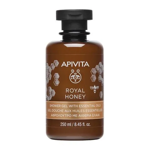 Apivita Гель для душа с эфирными маслами Королевский мед, гель для душа, 250 мл, 1 шт. фото