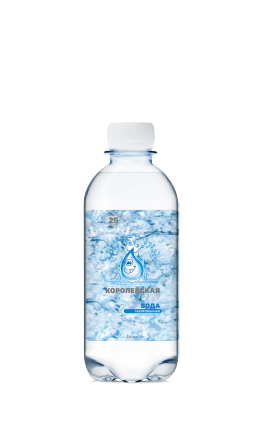 Королевская вода минеральная, 0.33 мл, 1 шт, газированная фото