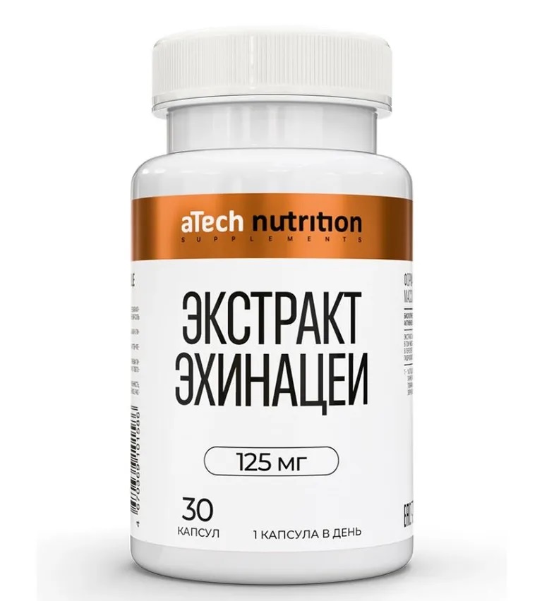 Atech nutrition Экстракт эхинацеи, капсулы, 30 шт. фото
