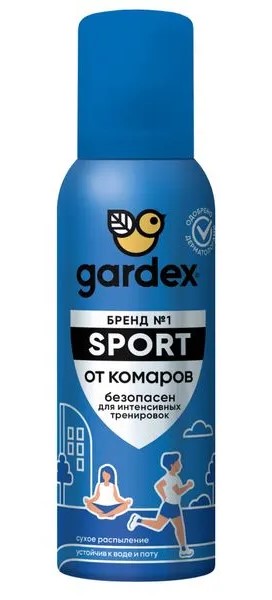 Gardex Sport Аэрозоль от комаров, аэрозоль, 100 мл, 1 шт. фото