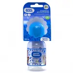 Мама Тама Бутылочка классика с силиконовой соской, 125 мл, 1 шт, медленный поток, для детей с рождения, узкое горло, арт. МТ/001 фото