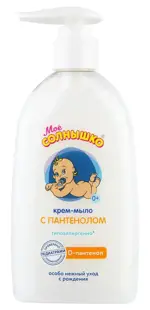 Мое солнышко Крем-мыло с пантенолом, крем-мыло, 300 мл, 2 шт. фото 1
