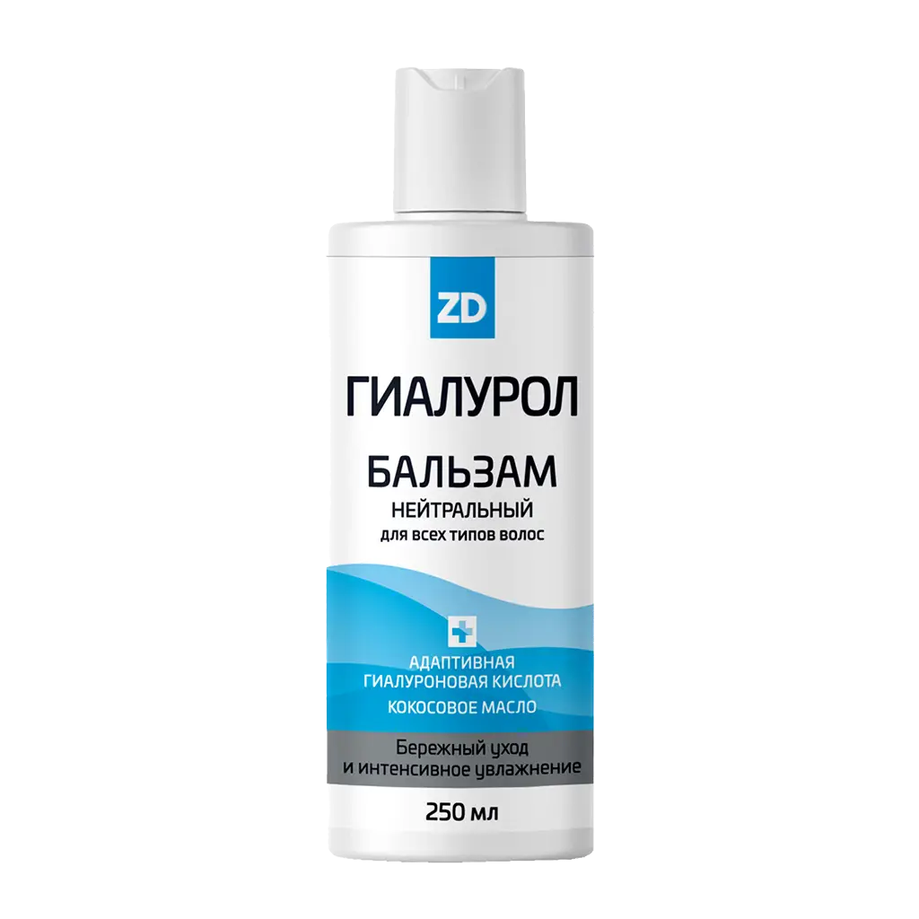 Гиалурол ZD Бальзам для волос нейтральный, бальзам для волос, 250 мл, 1 шт. фото