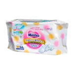 Merries салфетки влажные детские, 54 шт, сменный блок фото