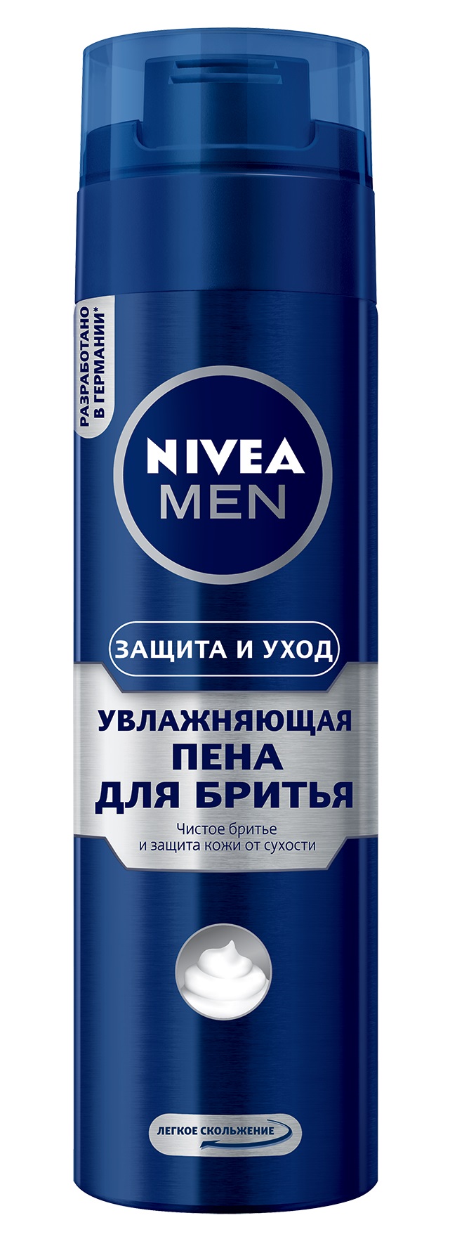 Nivea Men Пена для бритья увлажняющая Защита и уход, пена для бритья, 200 мл, 1 шт. фото