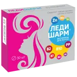 Ледишарм Витамины для волос, таблетки, 30 шт. фото 