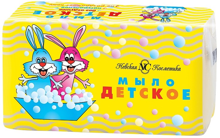 Невская Косметика Мыло туалетное детское, 140 г, 1 шт. фото