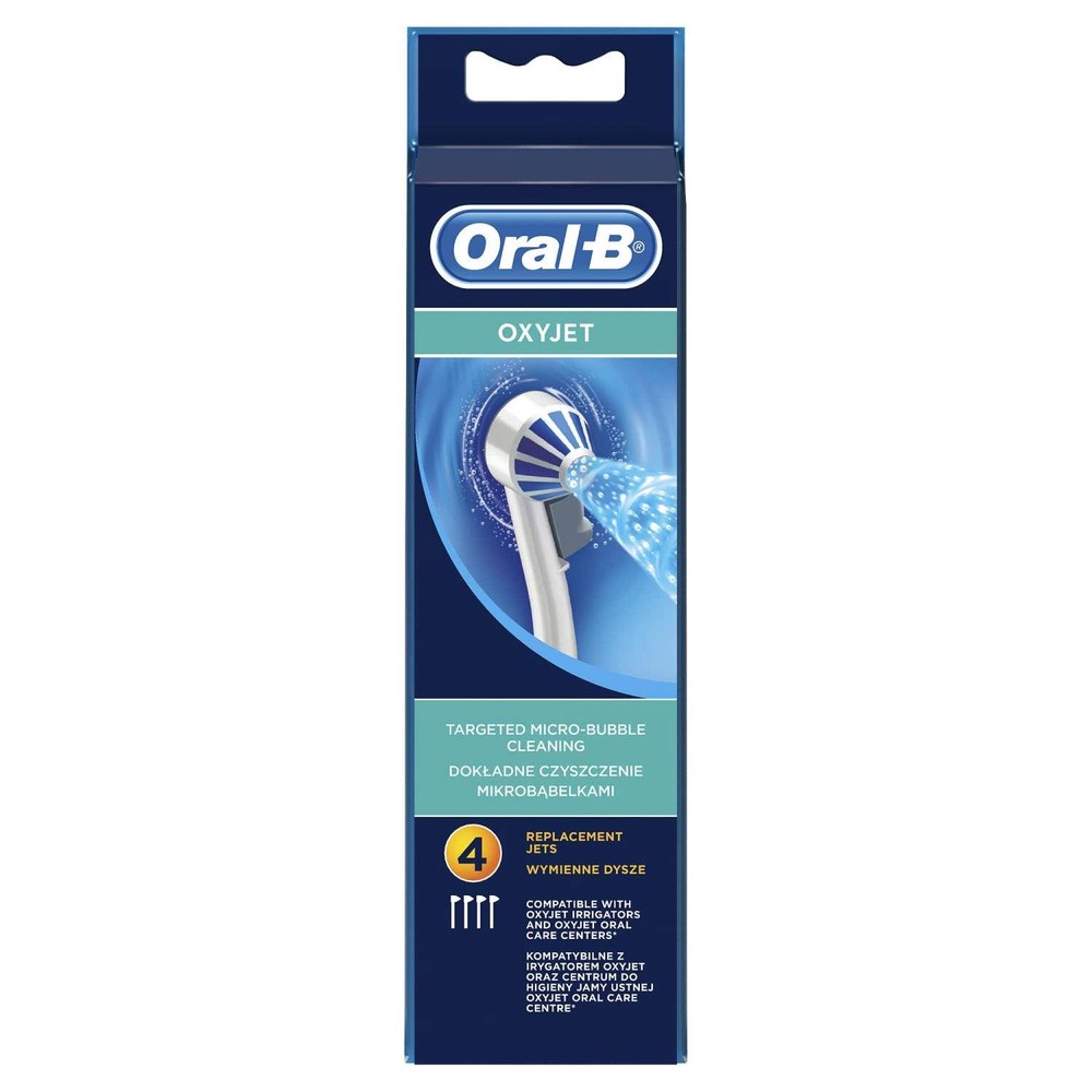Oral-B насадки для ирригатора Oxyjet ED17, 4 шт. фото
