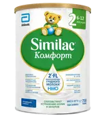 Similac Комфорт 2, 6-12 месяцев, смесь молочная сухая, 750 г, 1 шт. фото