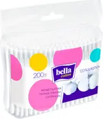 Bella Ватные палочки, ватные палочки в пакете, 200 шт. фото