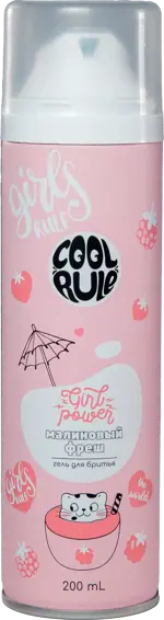 Cool Rule гель для бритья женский малиновый фреш, гель для бритья, 200 мл, 1 шт. фото