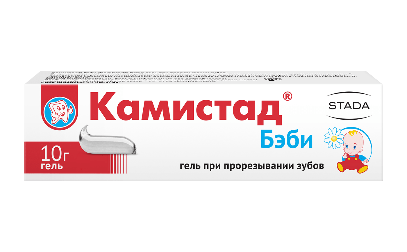 Камистад Бэби гель при прорезывании зубов, гель для местного применения, 10 г, 1 шт. фото