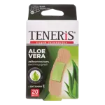 Teneris Aloe Лейкопластырь бактерицидный, пластырь, 20 шт, полимерная основа фото