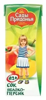 Сады Придонья Сок, 0.2 л, 1 шт, мультифрукт, для детей с 12 месяцев, без сахара фото 