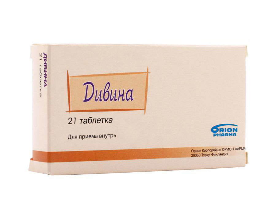 Дивина, таблеток набор, 21 шт. фото