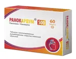 Ранокардум, 500 мг, таблетки пролонгированного действия, покрытые пленочной оболочкой, 60 шт. фото 