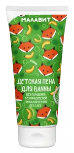 Малавит, пена для ванн, 200 мл, 1 шт, банан фото 