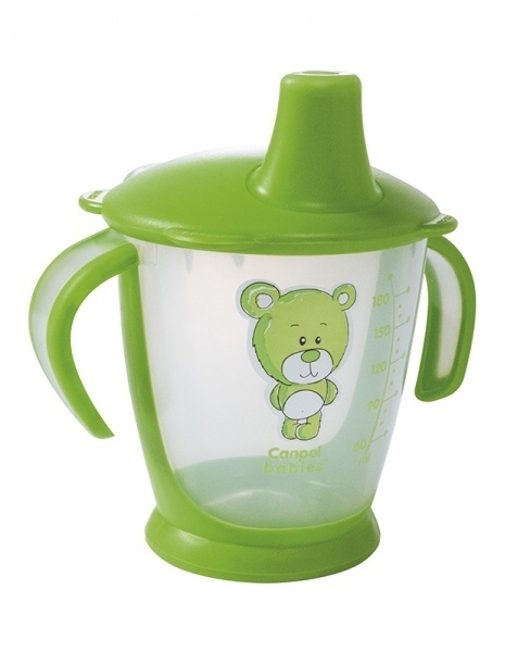 Canpol babies Чашка-непроливайка Медвежонок, 180 мл, 1 шт, цвет в ассортименте, 9+ мес, арт. 31/500 фото