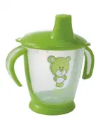 Canpol babies Чашка-непроливайка Медвежонок, 180 мл, 1 шт, цвет в ассортименте, 9+ мес, арт. 31/500 фото
