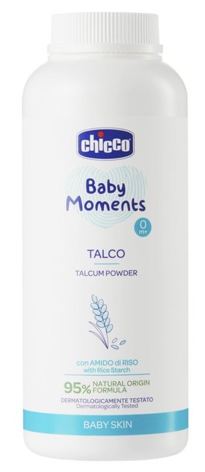 Chicco Baby moments Тальк, присыпка детская, 150 г, 1 шт, для детей с рождения фото