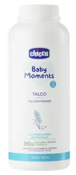 Chicco Baby moments Тальк, присыпка детская, 150 г, 1 шт, для детей с рождения фото