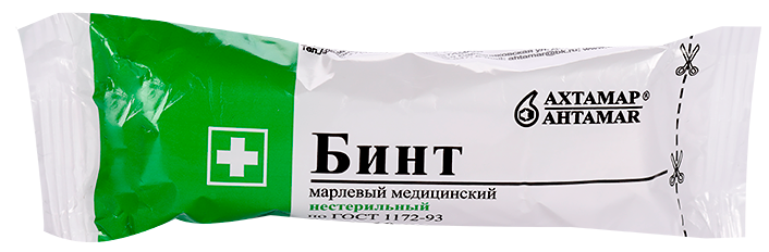 Бинт марлевый медицинский нестерильный, 7 м х 14 см, 1 шт. фото